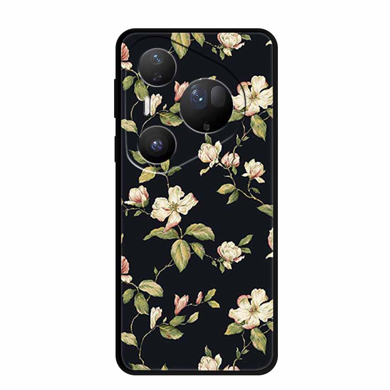 For Huawei Pura 80 Ultra 5G Case Wolf Tiger Lion Cat Black Silicone Soft Phone Case For Huawei Pura80 Ultra Back Cover Case Para