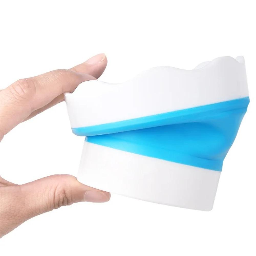 Silicone Folding Washing Bucket Portable Retractable Brush Bucket  for Oil Painting Face Paint