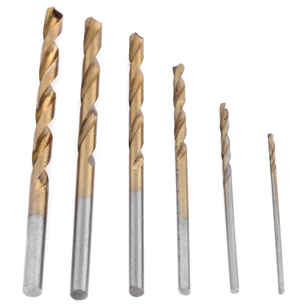 60PCS 135° Split Point Drilling Tools Jobber Length Micro Drill Bits Twist Drill Bits Wood Drilling