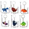 12 Pieces Dinosaur Keychains Keyrings Decoration for Birthday Party Supplies