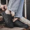 Pantofi la modă Modă europeană și americană Față argintie Top jos Dingtalk Pantofi casual de stradă cu șireturi Pantofi decoltați Rivet Pantofi pentru bărbați