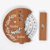 Wooden Creative Calendar Perpetual Calendar Home Decoration Office Desktop Decoration Manual Rotating Desk Calendar YLE324