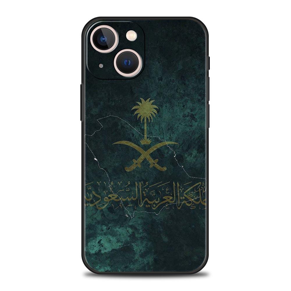 

Kingdom Of Saudi Arabia Flag Phone Case For iPhone 16 13 15 14 12 11 Pro MAX XR X SE XS 7 8 Plus Soft TPU Shell Cover iPhone 11Pro Max