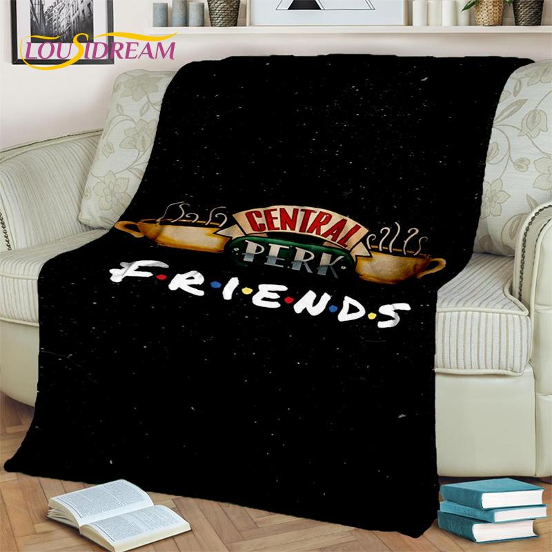 Classic Central Perk Friends TV Show Blanket,Soft Throw Blanket for Home Bedroom Bed Sofa Picnic Travel Office Cover Child Gift