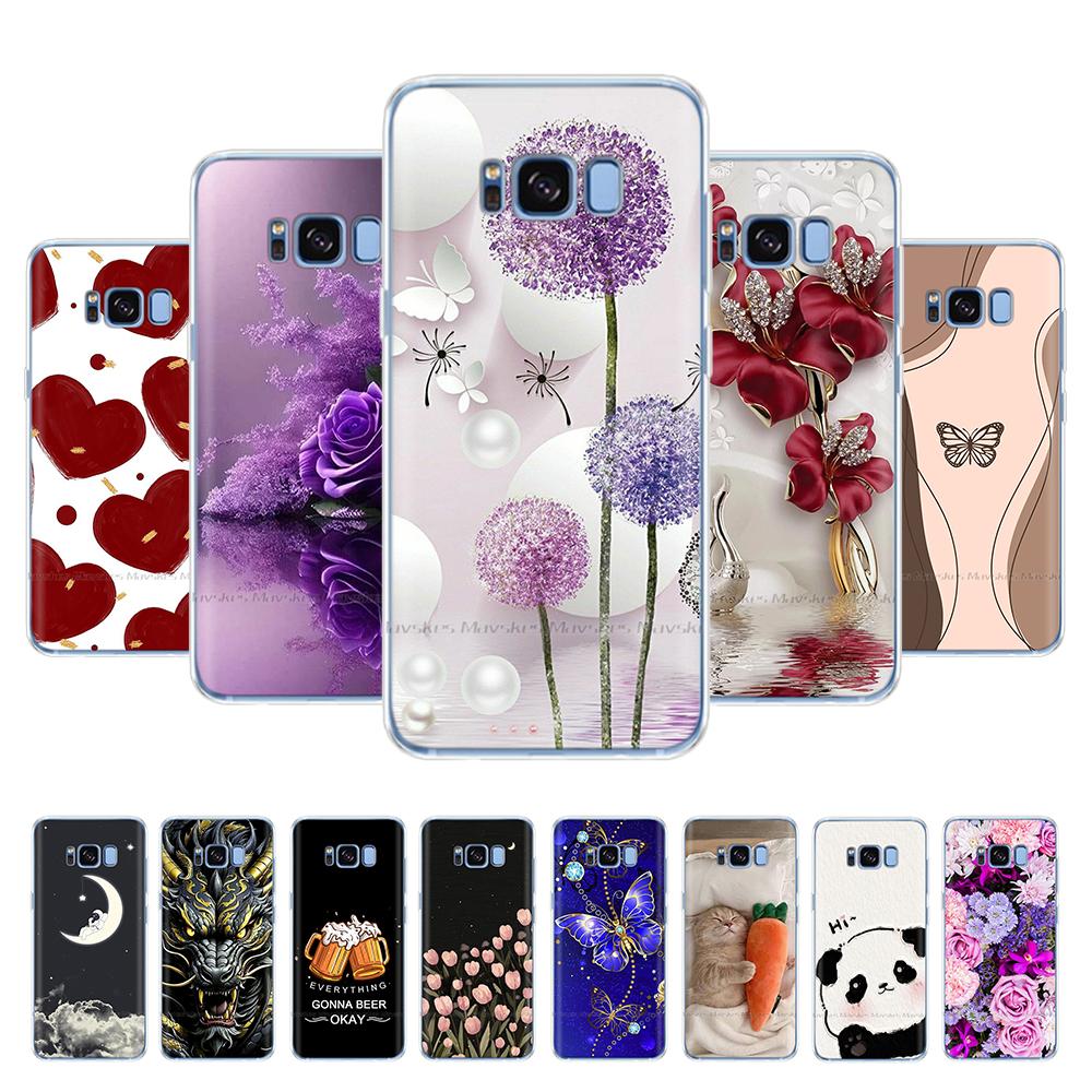Case For Samsung Galaxy S8 Plus S 8 Phone Case Butterfly Patterns Soft Slim TPU Clear Silicone Coque For Samsung S8 S8+ Fundas
