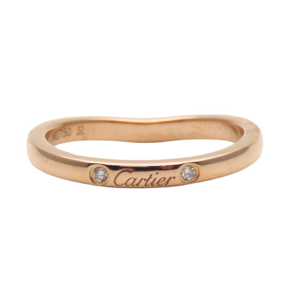 Used CARTIER Ring ballerina EU#48 48 K18 Pink Gold/diamond 2.18g Pink gold 3PD
