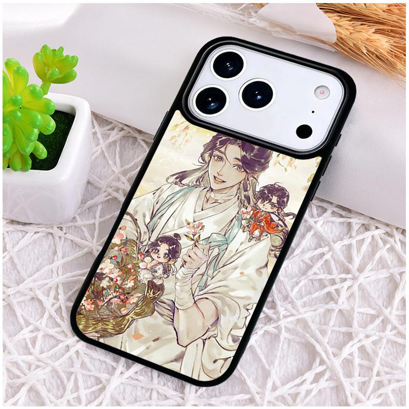 

Anime Tian Guan Ci Fu Phone Case for iPhone 17 Air 16 15 11 12 14 13 Pro Max Shockproof Cover iPhone 14 Pro