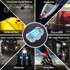 Bezdrátová LED stroboskopická světla s dálkovým ovládáním, vodotěsná dobíjecí 500mAh s vysokým jasem, blikající auto, noční výstražná světla pro auto, motocykl, kolo