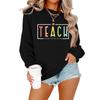 Women S Casual Teach Them To Be Kind Print Hoodie