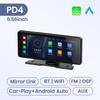 10.26/6.86inch Universal Car Raido Screen Multimedia Player Smart Screen Car Intelligent Systems Wireless Android Auto Carplay