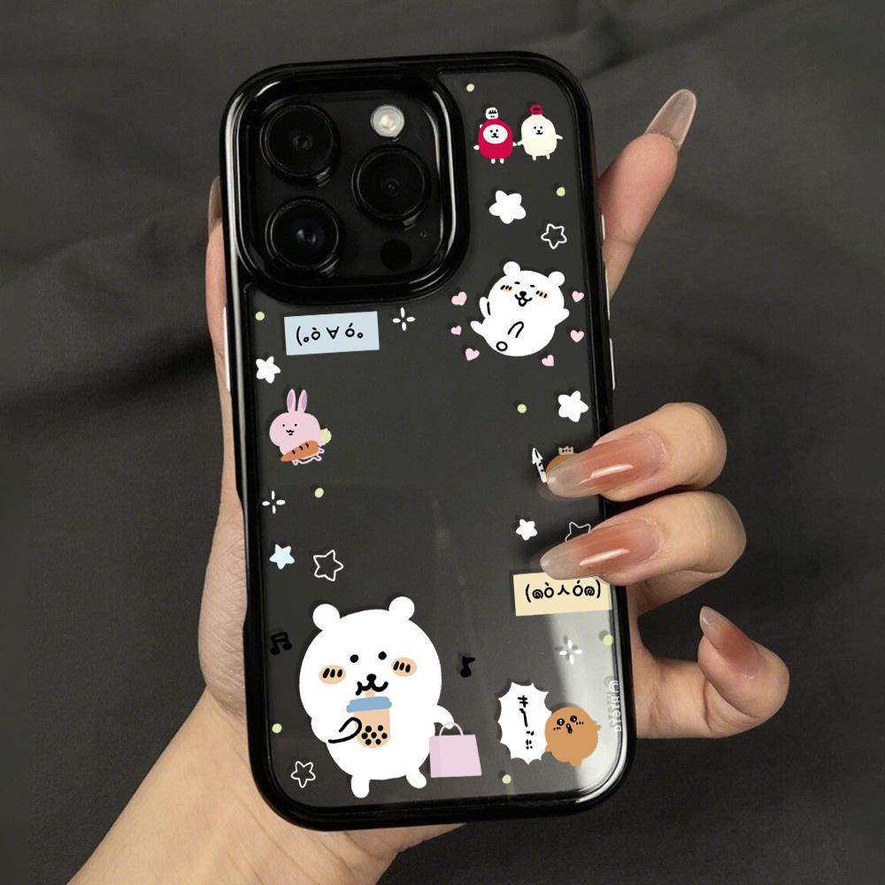 Custodia in Acrilico per Telefono per iPhone 11 12 13 14 Pro 12 14 16 Pro Max per Samsung A16 A36 A56 S24 FE Custodia per Telefono Cellulare Anti-caduta Verniciata di Alta Qualità