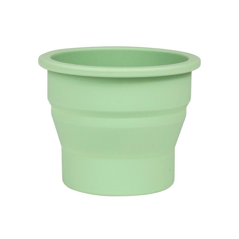 

Foldable Silicone Cleaning Bowl & Pad Set for Dishes, Makeup Tools, Powder Puff, and Brushes.