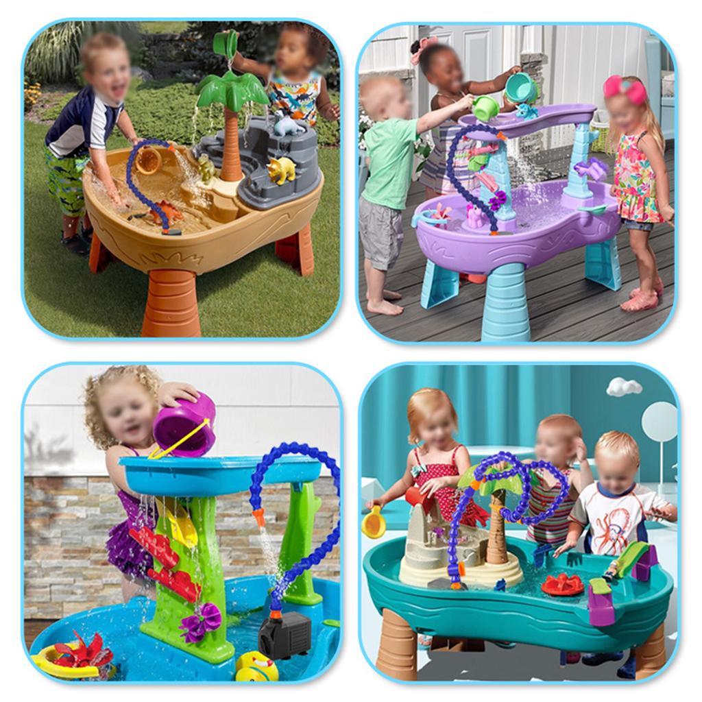 Pompa Stołowa Wodna Potężna Pompa z Uniwersalną Rurką Pompa Wodna do Stołu Wodnego Zabawka do Stołu Wodnego dla Dziewczynek Chłopców Dzieci Lato