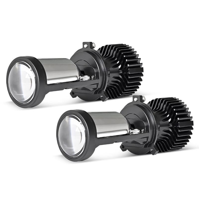 Y6D Y8 Y7D H4 Lens Car Motorcycle General LED Headlight Fisheye Light Far and Near Light 12-24V