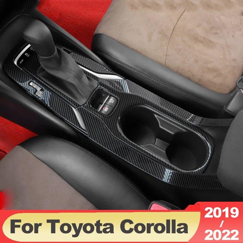 

Для Toyota Corolla E210 2022 12-я нержавеющая автомобильная консоль, коробка переключения передач, панель переключения передач, накладка на рамку, наклейка, полоски