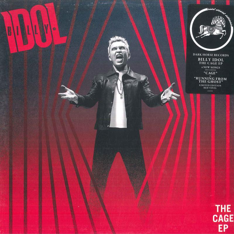 

LP Record BILLY IDOL - The Cage EP DH0008 Dark Horse Reco 2022 USA, Canad Rock
