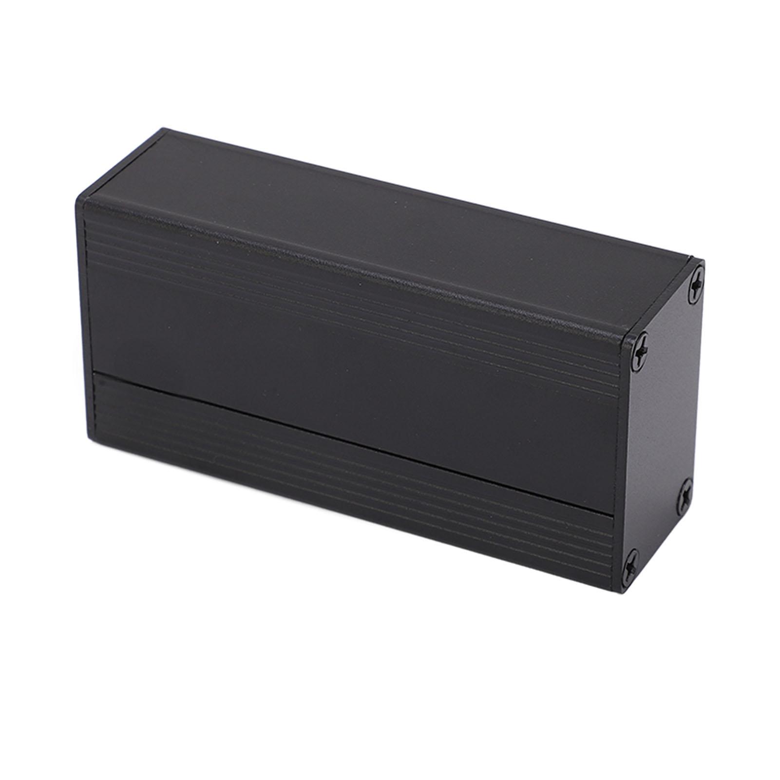 

Проектна коробка з алюмінієвого сплаву піскоструминна чорна 1.25Алюмінієвий корпус для друкованої плати 1,5 мм