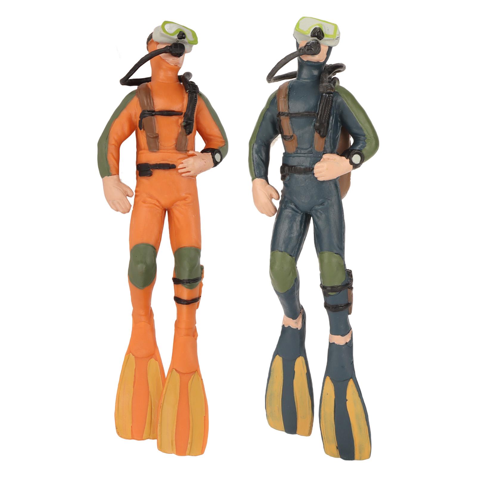 

Рыба-дайвер орнамент плавающая имитация плавательной позы водолаз аквариум ландшафтный декор