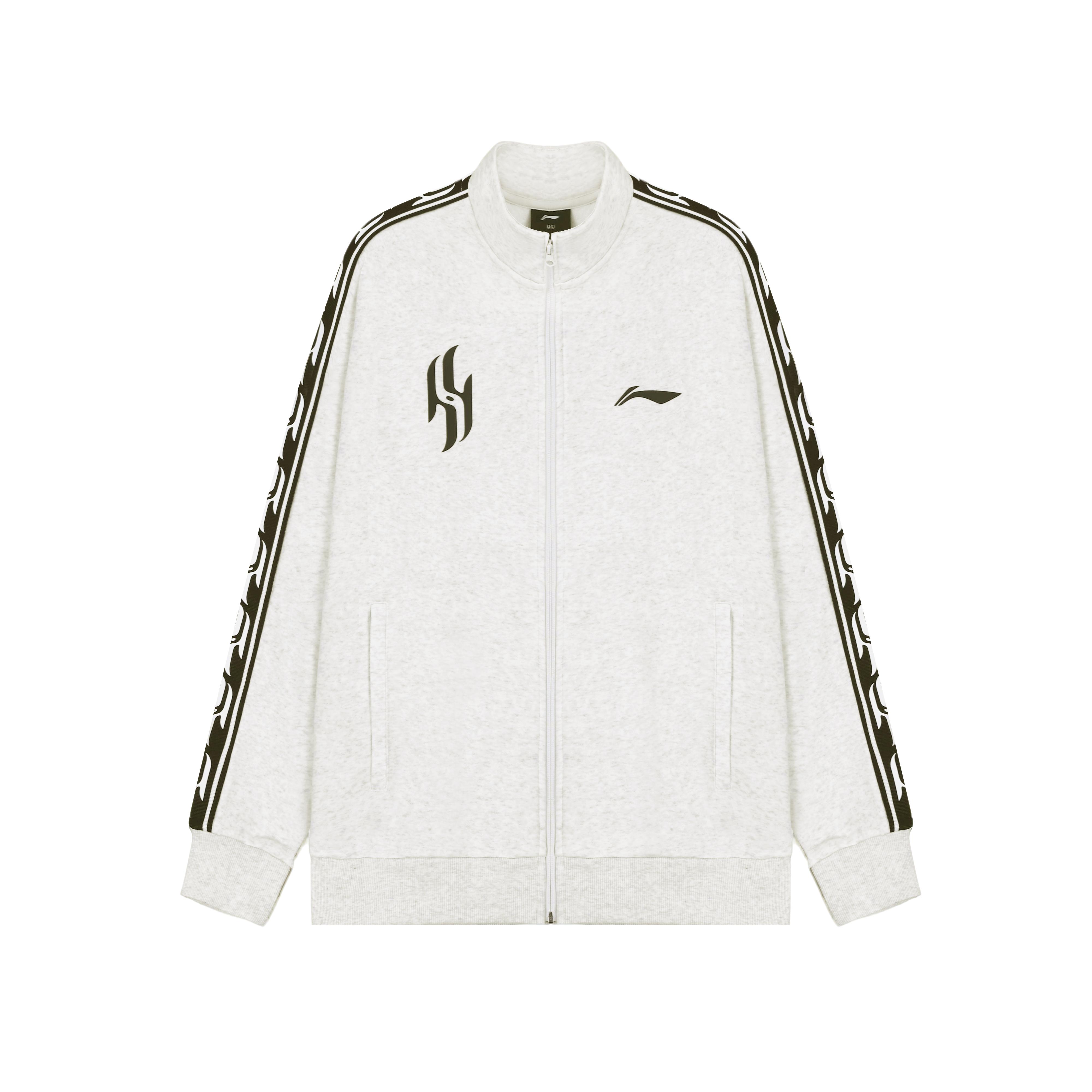 

Куртка Li Ning Yang Hansen Осень Зима Американский Стиль Флис Толстая Теплая Ретро Повседневная С Длинным Рукавом Спортивное Пальто Унисекс Куртка AWDVP19-5 L