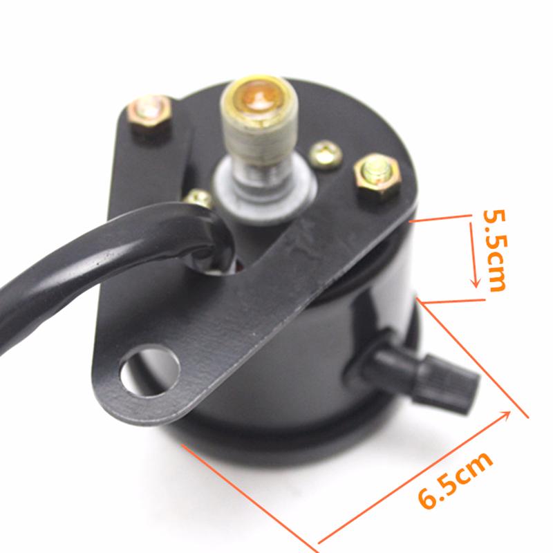 Universal Motorcycle Speedometer Odometer 12V Motorcycle Dual Speed Meter with LED Indicator