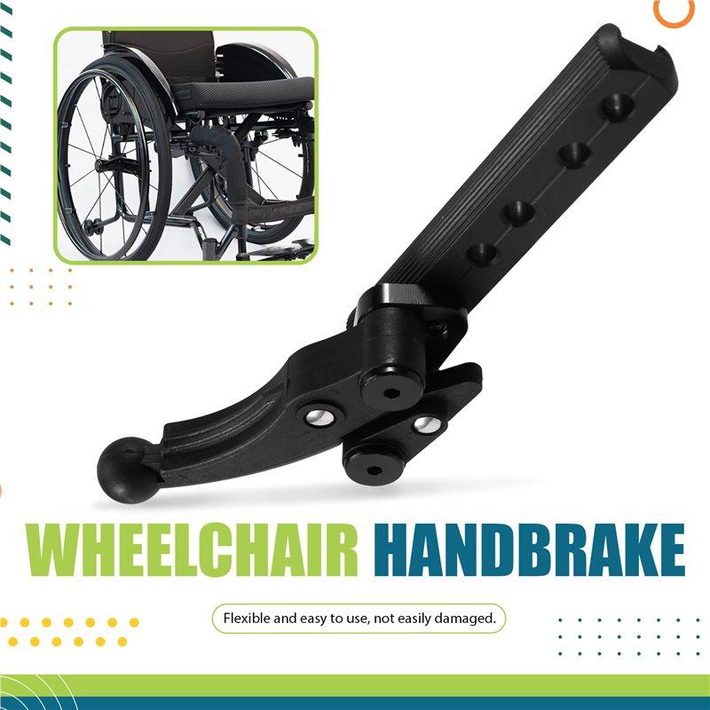 Highly Recommended Aluminum Alloy Wheelchair Hand Brake Replacement Part For Sports Manual Wheelchairs- Pair Wheelchair Spare Pa