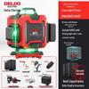 Delixi 12-Point High-Precision Green Laser Level for Outdoor Use