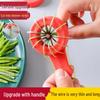 Multifunctional Scallion & Chili Julienne Slicer - Plum Blossom Vegetable Cutter & Shredder