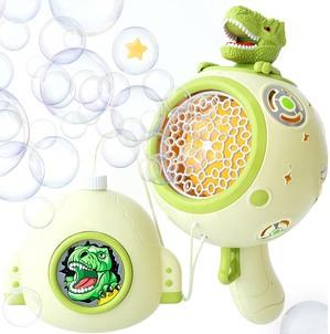 New Electric Handheld Fully Automatic Bubble Blowing Gun Planet Bubble Machine Children'S Toys