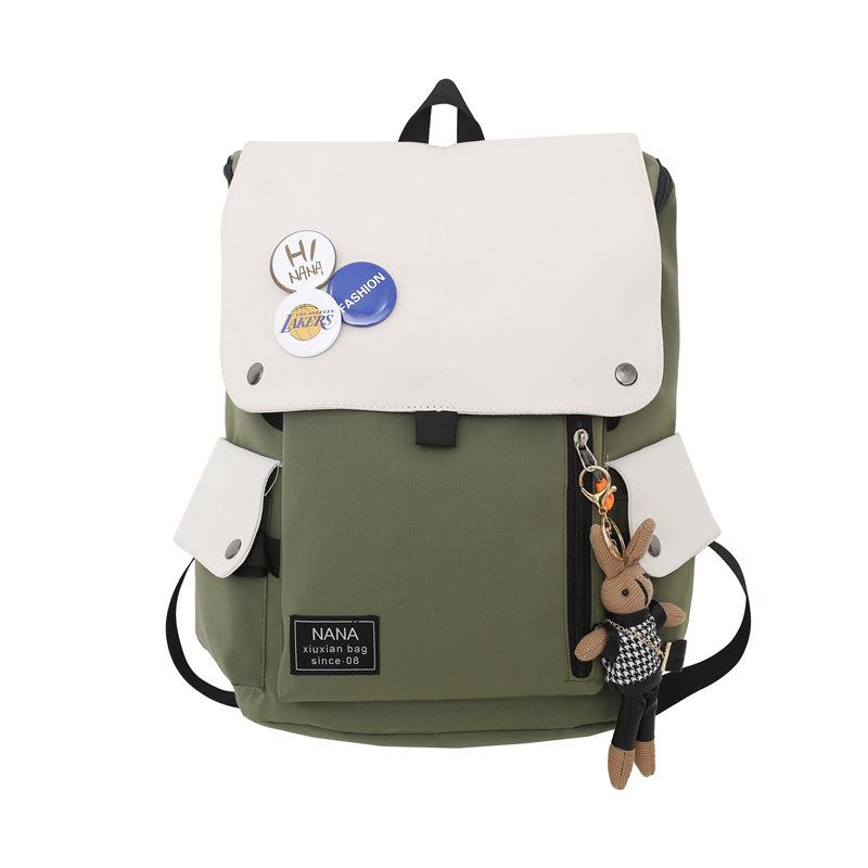 

New Casual Backpack for Men and Women Large Capacity Travel Backpack Korean Version of Junior and Senior High School College School School Bag Without pendant