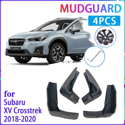 4 ADET Araba Çamur Flaps Subaru XV Crosstrek 2018 Çamurluk Splash Muhafızları Çamurluk Çamurluklar Oto