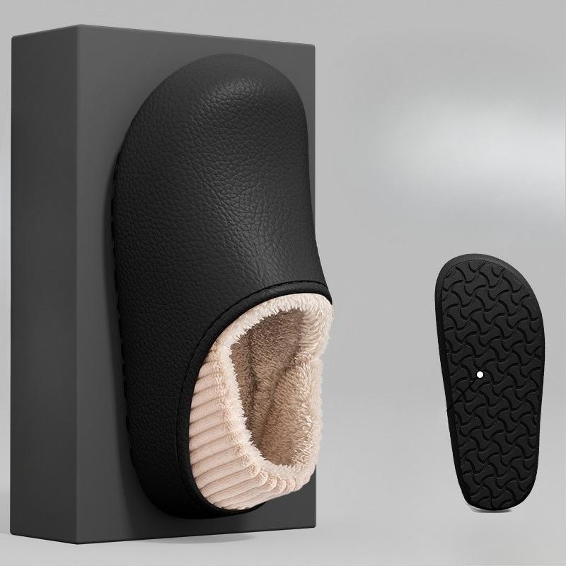 Waterproof Cotton Shoes for Women and Thick-soled Warm Fleece Silent Shoes