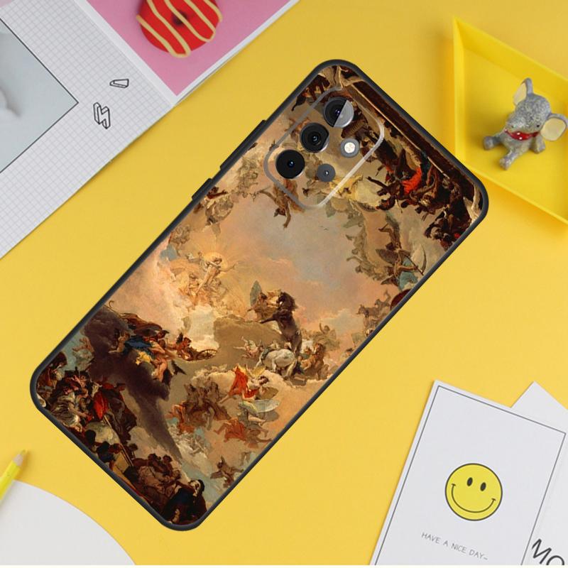 Renaissance Art Paint Cover For Samsung Galaxy A34 A35 A14 A15 A25 A53 A33 A13 A52 A32 A12 A51 A71 A54 A55 Case