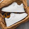 Autumn New Shoes for Men Leather Casual Shoes Fashion Breathable Flat Skateboard Shoes Youth Fashion Sneaker