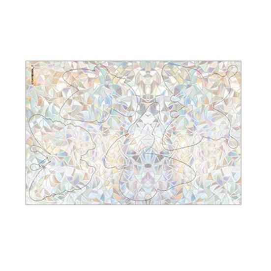 

Prism Window Decals to Prevent Bird Strikes Anti-Collision Static PVC Stickers Reusable Rainbow Suncatcher Cling for Glass Windows F