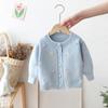 Children's Autumn and Winter Bow Sweater Jacket Girls Top Cardigan