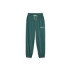 Letter Print Breathable Casual Knitted Sports Pants Women Bottoms Green 623476-43