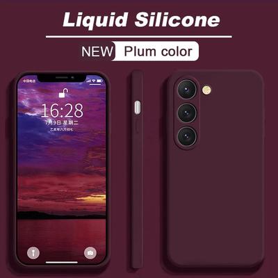 Pro Samsung Galaxy S24 Plus S23 Ultra S22 S20 FE A51 52 Měkký nárazuvzdorný kryt Galaxy S24 S23 S22 S21 Pouzdro na telefon z tekutého silikonu