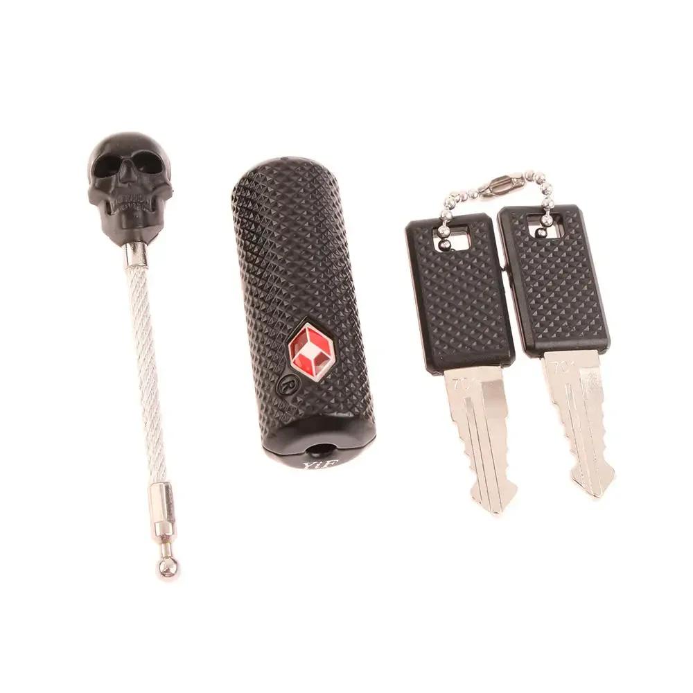 

Tsa Таможенный замок Череп заграничный металлический чемодан для чемодана тележки рюкзак навесной замок со стальным тросом противоугонный замок для багажа