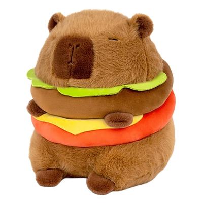 REDICE Peluche Capybara Animal Animal en Peluche Hamburger Nouveau Doux pour la Peau Jouet en Peluche Capybara Très Grand Doux Oreiller Corporel Capybara Mignon Relaxant