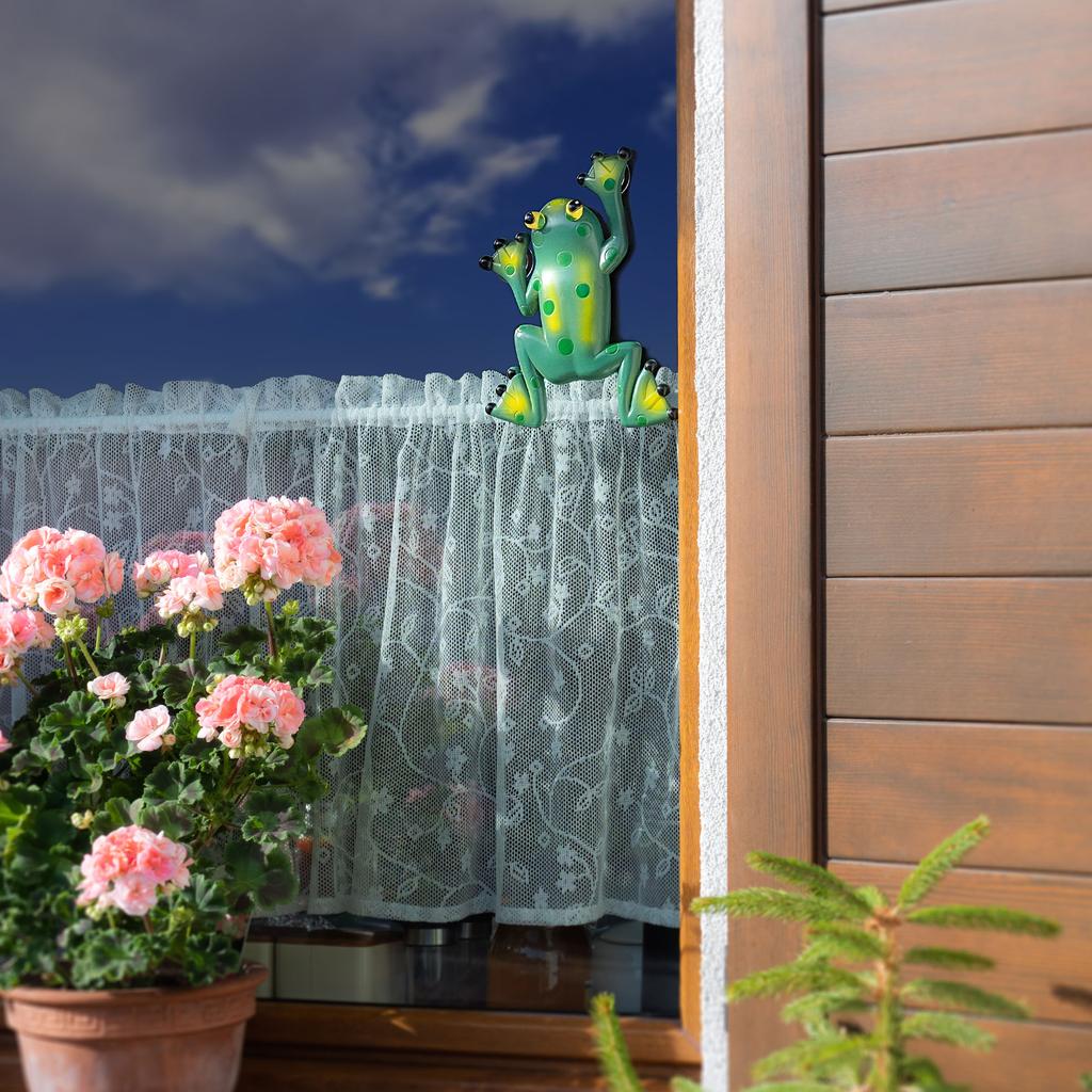 KADAX Outdoor Window Thermometer Suction Cups Frog Self-Adhesive 