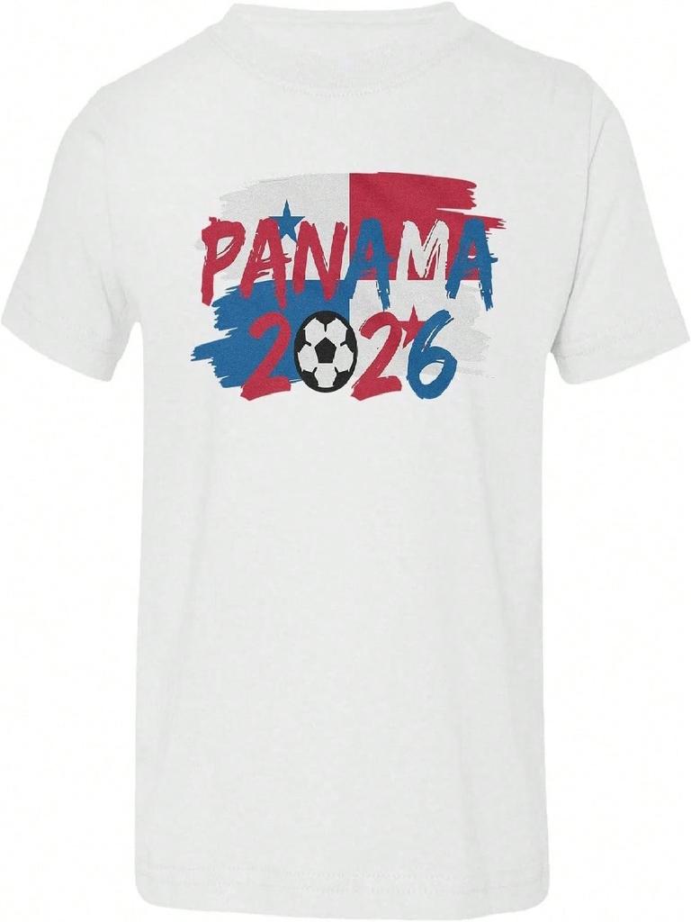 Panama Tribute Flag Graphic - 2026 Soccer Fans Toddler T-Shirt