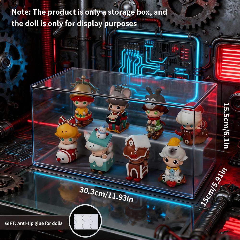 Premium Collectible Shelf Dustproof Blind Box Toy Display Storage 1/2/3 Layer Options Available