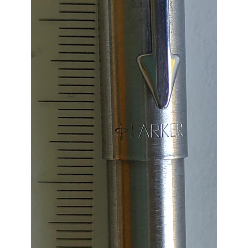 Used PARKER Ballpoint Pen Stainless Steel Silver