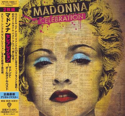 CD MADONNA - Celebration WPCR136801 WARNER BROS 2009 Japan ObiPop Used