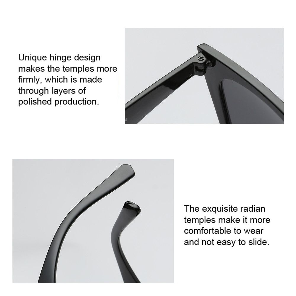 Trendy UV400 Protection Square Frame Sunglasses Women Vintage Shades Streetwear Fashion Sun Glasses Goggles