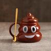 Cute Poop Mug Funny Ceramic Parody Poop Cup Personality Bizarre Poop Cup Birthday Gift