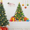 1/2Pcs/set PVC Xmas Tree Wall Stickers Removable Window Glass Decal Santa Claus Stickers  Home Decor