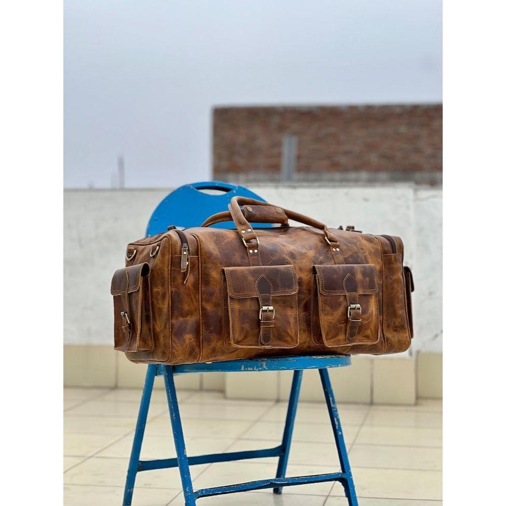 Personalizowana skórzana torba podróżna, ręcznie robiona skórzana torba weekendowa, torba na siłownię, torba podróżna na wakacje, torba podróżna, torba nocna, skórzana torba podróżna