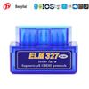 Ultra-Mini ELM327 Bluetooth 4.0 Car Diagnostic Tool (Android Compatible) - Blue
