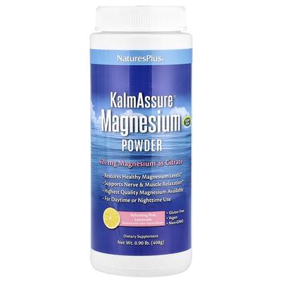 KalmAssure® Magnesium Powder, Refreshing Pink Lemonade, 0.9 Lb (408 G)